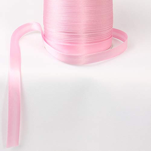 eventkauf Schrägband Rolle Satin 132m x 15mm (rosa)