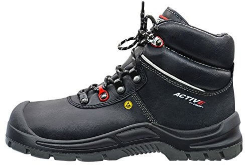 HKS Active 500 - S3 ESD SRC - Sicherheitshalbstiefel 45 Schwarz