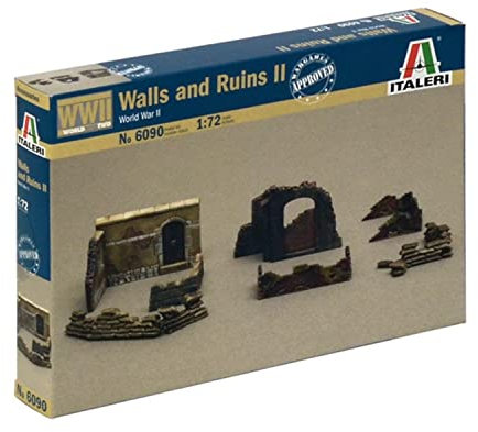 Italeri - I6090 - Maquette - Figurine - Murs et Ruines II - Echelle 1:72