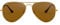 Ray-Ban Damen Aviator Sonnenbrille, Gold (001/33), 55 mm EU