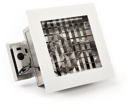 Konstsmide Einbauleuchte 7092-200 / B: 27cm T: 14cm H: 27cm / 1x75W / IP23 / Zincor Metall / weiß