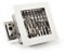 Konstsmide Einbauleuchte 7092-200 / B: 27cm T: 14cm H: 27cm / 1x75W / IP23 / Zincor Metall / weiß