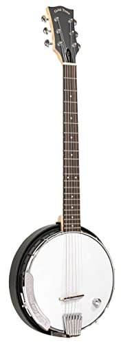 Gold Tone AC-6+/L: Acoustic Composite Lefty Banjitar with Pickup and Gig Bag