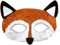 Boland 56720 - Plüsch-Halbmaske Fuchs, Einheitsgröße, Braun, Weiß und Schwarz, Gesichtsmaske, Tiermaske, Fellmaske, Accessoire, Kostüm, Verkleidung, Karneval, Fasching, Halloween