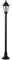 MiniSun | Traditional 1.2m Black Lamp Post Bollard Light | Post Lights, Home Décor & Improvement Essential | Includes 6W LED Bulb [3000K Warm White]