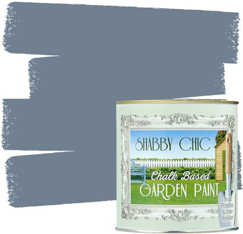 Shabby Chic Chalk Based Furniture Paint, Rainy Day - 100 ml | Distressed Matt Finish for Furniture, Home Decor or DIY Projects | Interior & Exterior | Non-Sand, Suitable for Wood, Plastic & Metal