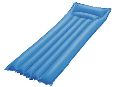 Luftmatratze mit zwei Luftkammern blau ca. 183 cm x 69 cm