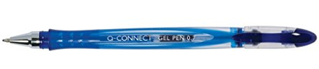 Q-Connect KF21717 Capped gel pen Ultra thin Blue 10pcs gel pen