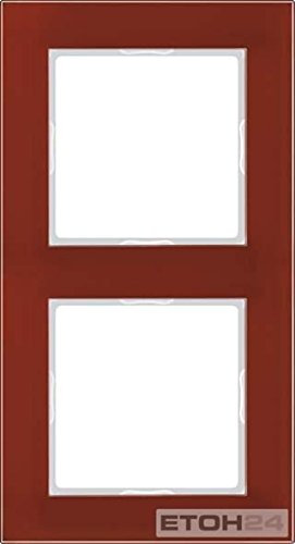 Jung AC 582 GL RT Rahmen Glas 2fach Serie A Creation rot