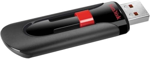 SanDisk Cruzer Glide 32 GB USB Flash Drive USB 2.0 , Black & Red