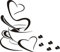 Wandtattoo wandaufkleber Aufkleber Wandsticker wall sticker Wohnzimmer Schlafzimmer Kinderzimmer Kueche Schriftzug CAFE COFFEE KAFFEE 30 Farben zur Wahl cafe05 (080 kaffeebraun, Size 5:ca.30x42cm)