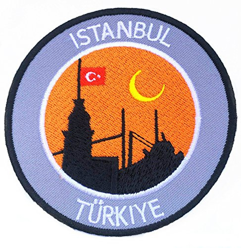 Istanbul Türkei gesticktes Eisen auf Patch/8,9 cm gesticktes Badge Türkiye Aufnäher
