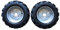 Ruote Motocoltivatore Motozappa Complete 4.00-10 Fisse