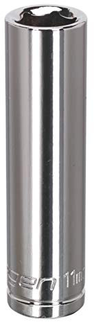 Sealey S0589 WallDrive Socket, 3/8 Square Drive, 11mm Deep , Red