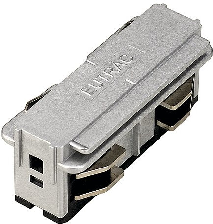 EUTRAC Längsverbinder elektrisch für 3-Phasen HV-Schiene silbergrau