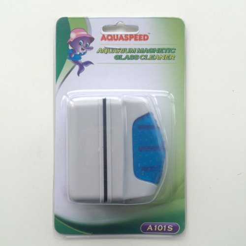 Finest-Filters Small Floating Aquarium Algae Magnet Cleaner for Fish Tank Glass