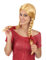 Blonde Perücke mit zwei geflochtenen Zöpfen für Frauen im Schülerinnen Style - Blond