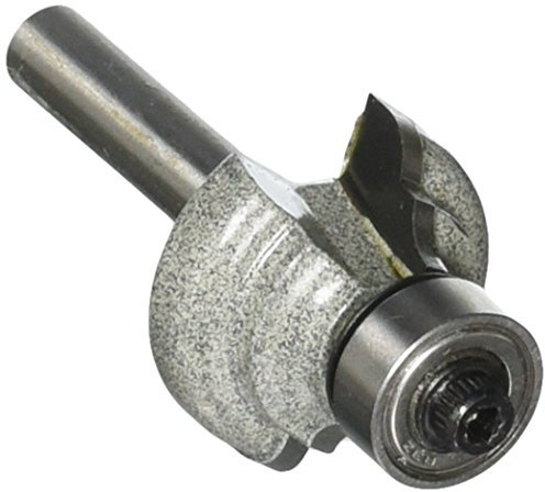 Vermont American 23151 1/8-Inch Radius Carbide Tipped Cove and Bead Router Bit, 1/2-Inch Ball Bearing 2-Flute 1/4-Inch Shank
