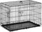 PawHut Hundekäfig Transportkäfig Drahtkäfig Hundebox Transportbox Reisebox mit 2 Türen Schwarz 91x61x67 cm