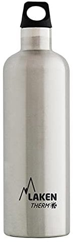 Bouteille isotherme Futura de Laken en acier inoxydable avec isolation sous vide et goulot étroit 750 ml Argent