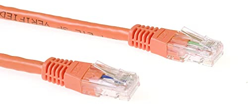 ACT CAT6 LAN Kabel U/UTP 1000Mbit/s PoE Vollkupfer, 7m Orange - IB1507 | Netzwerkkabel, Snagless, für Datenzentren