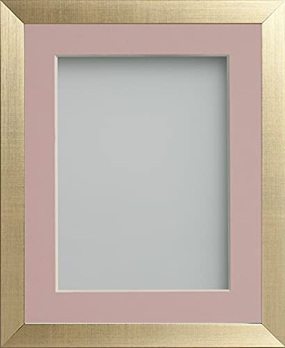 Frame Company Simpson Gold 20x16 Frame with Pink Mount for 16x12