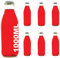 slkfactory 6 x 1000 ml, 1 Liter Glasflaschen Milchflaschen aus Glas. In den Größen 200 ml / 250 ml / 500 ml oder 1000 ml mit Schraubverschluss