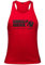 Gorilla Wear Classic Fitness Tank Top - rot - Bodybuilding Sport Freizeit mit Logo Aufdruck leicht und bequem für optimale Bewegung aus Baumwolle, XL