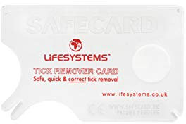 Lifesystems Tick Remover Card Unisex, White, Taglia Unica