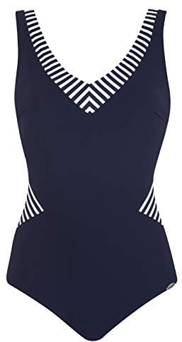 Sunflair Damen Basic Badeanzüge, Blau (Nachtblau 30), 54 (Herstellergröße: 54C)