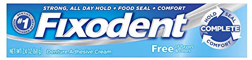 Fixodent - Creme Adhésive Dentaire, Sans Parfums, 2.4Oz