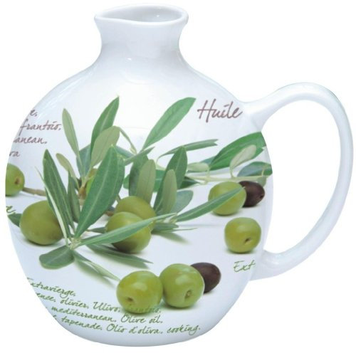 Nuova R2S RM9070.254 Cruche à Huile Décor Olives 50cL