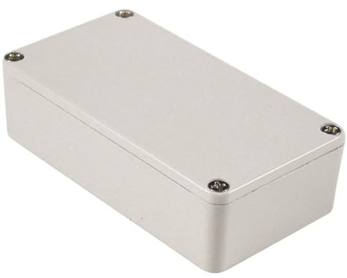 1590xxlg Painted Aluminium 'stomp Box' Enclosure 145 X 121 X 39 Grey