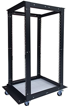 Racksupplier 18U 4 Post Open Frame 48,3 cm Netzwerk Server Rack Schrank tiefe verstellbar 61 cm – 94 cm für Netzwerk oder Server NEU.