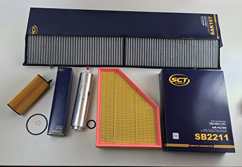 FILTER SET ÖLFILTER LUFTFILTER AKTIVKOHLEFILTER KRAFTSTOFFFILTER diverse 3er E90 E92 E93 316d 318d