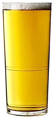 Elite In2stax Polycarbonate Pint Tumblers CE 20oz / 568ml - Pack of 48 | Plastic Reusable Tumblers, Virtually Unbreakable Polycarbonate Plastic - Ideal for Parties, Outdoors & Event Catering