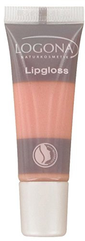 LOGONA Naturkosmetik Lipgloss No. 03 Apricot, Natural Make-up, Lippenglanz, zaubert einen brillanten Glanz, mit Anti-Aging Wirkstoffkomplex, Bio-Extrakte, 10 ml