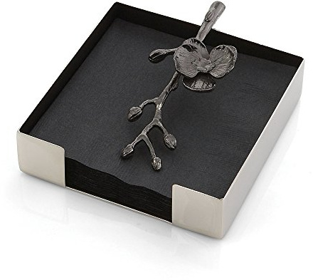 Michael Aram Black Orchid Cocktail Napkin Holder