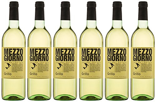 Mezzogiorno Grillo IGT Weißwein Bio trocken (6 x 0.75 l)