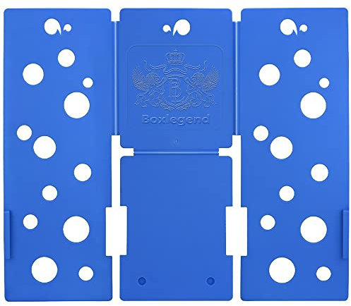 BoxLegend T Shirt Falten Zusammenlegen Wäschefalter Wäschefaltbrett Hemdenfalter (Rot)