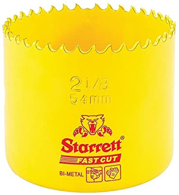 Starrett 63 FCH054 Core Drill (54 mm) Yellow