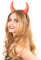 DEGUISE TOI - Cornes Rouges Adulte Halloween - Serre-tête - Taille Unique - Rouge - Accessoires pour déguisement - Plastique - - Halloween