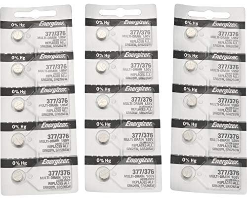 15 377 / 376 Battery SR626SW Energizer Watch Batteries