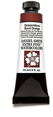 DANIEL SMITH 284600086 Tube de peinture aquarelle extra fine 15 ml, quinacridone, orange brûlé