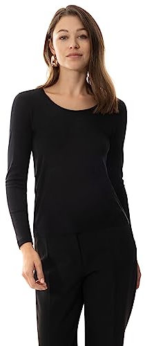 Mey Tagwäsche Serie Exquisite Damen Shirt 1/1 Arm Schwarz L(42)