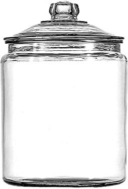 Anchor Hocking 85545R .5 Gallon Glass Heritage Jar - Pack of 2