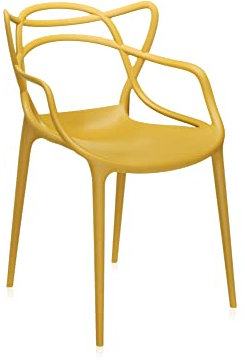 Kartell Masters, Stuhl, Senf, 2er-Satz