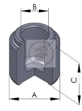 AUTOFREN SEINSA D025236 Bremssattel-Kolben 32mm Stahl