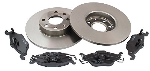 MAPCO 47682 Bremsensatz Bremsschreiben und Bremsbeläge Vorne ATE System | Kompatibel mit: OPEL ASTRA G Caravan, ASTRA G CC, ASTRA G Stufenheck