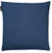 LINUM Pepper Premium Kissenhülle 40x40 cm, 100% Baumwolle, Maschinenwaschbar, Indigoblau